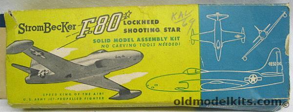 StromBecker Lockheed F-80 Shooting Star, C-32 plastic model kit